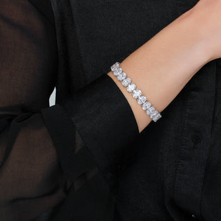 Bracelet Rivière Taille Ovale
