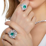 NEW Bague Opéra - Or Blanc