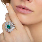 NEW Bague Opéra - Or Blanc