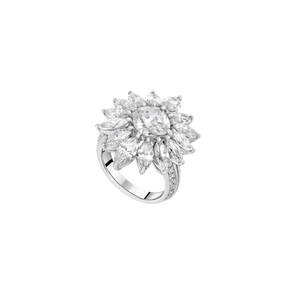 NEW Bague Opéra - Or Blanc