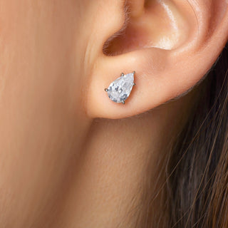 Boucles d'oreilles - Or blanc