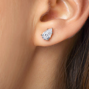 Boucles d'oreilles - Or blanc