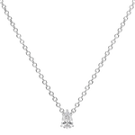 NEW Pendentif taille poire - Argent Rhodié