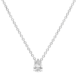 NEW Pendentif taille poire - Argent Rhodié