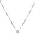 Pendentif taille brillant - Argent Rhodié