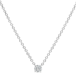 NEW Pendentif taille brillant - Argent Rhodié