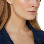NEW Pendentif taille brillant - Argent Rhodié