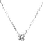NEW Pendentif taille brillant - Argent Rhodié