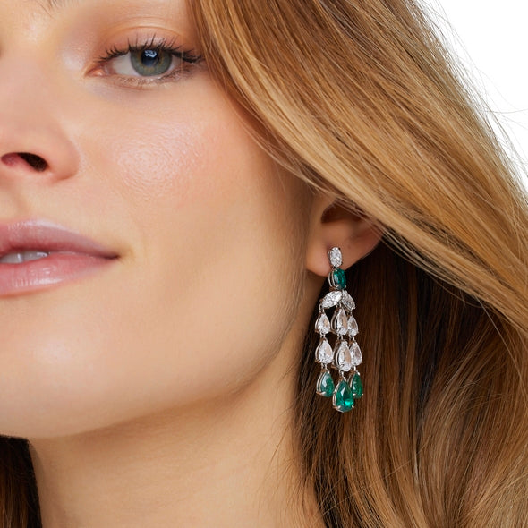 Boucles d'oreilles Opéra - Argent Rhodié