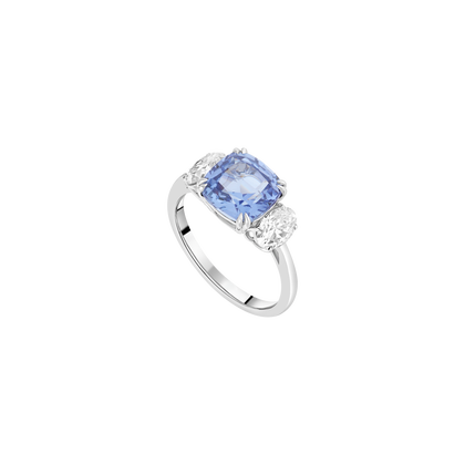Bague - Moissanite - Or Blanc