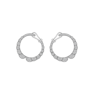 Earrings Opera  - Rhodium Silver