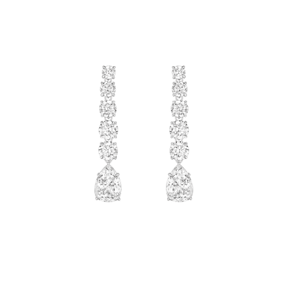 Earrings - Rhodium silver