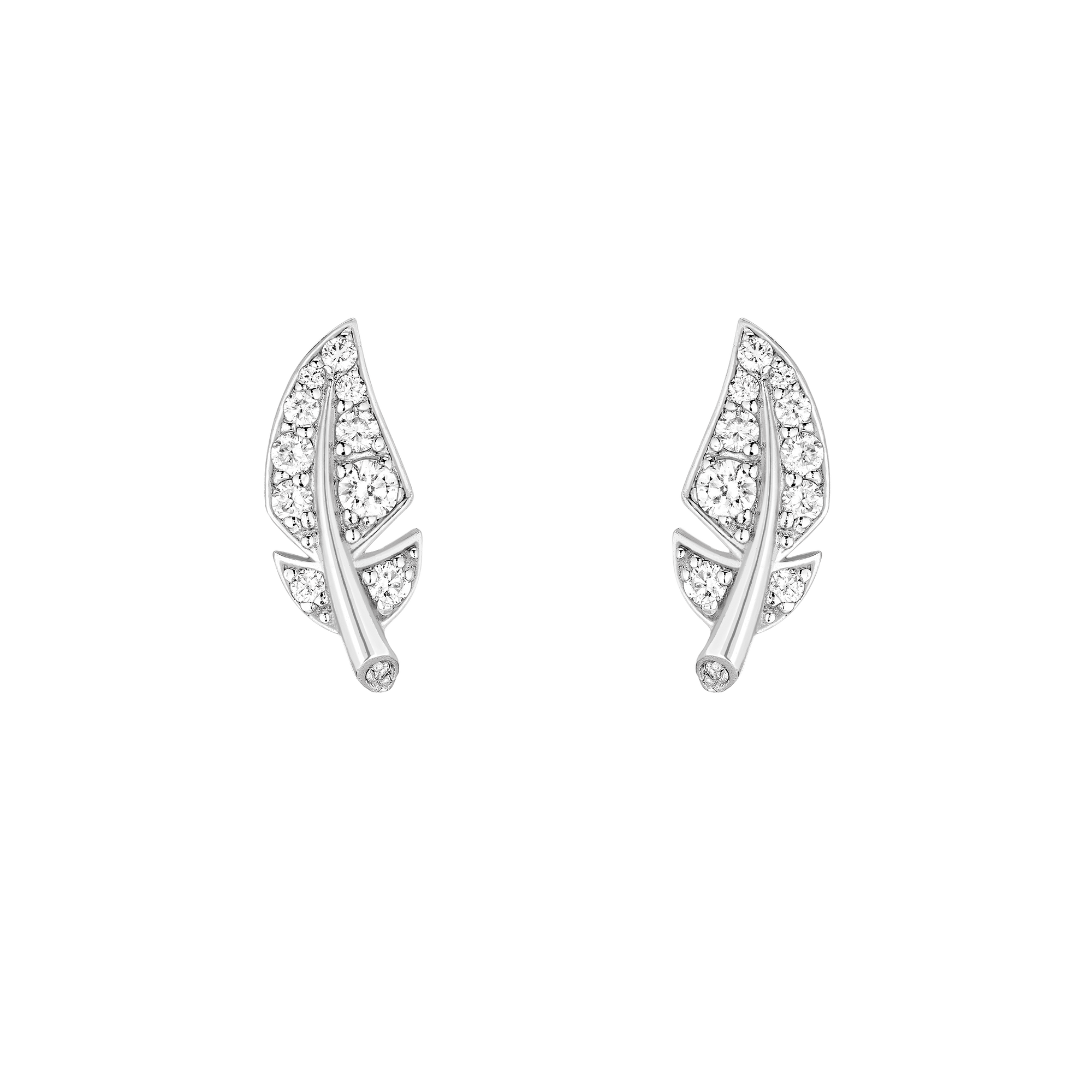 Boucles d&#39;oreilles - Diamants Synthétiques