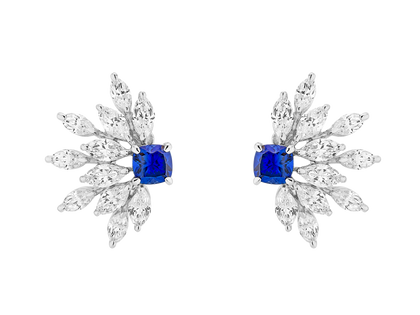 Boucles d'oreilles Opéra - Argent Rhodié