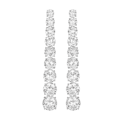 Earrings - Rhodium Silver