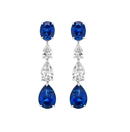 Boucles d'oreilles Opéra - Argent Rhodié