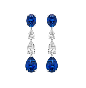 NEW Boucles d'oreilles Opéra - Argent Rhodié
