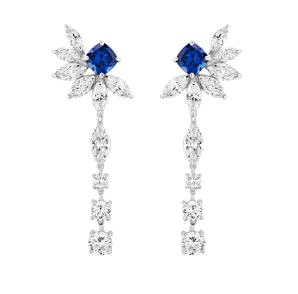 Earrings Opera - Rhodium Silver