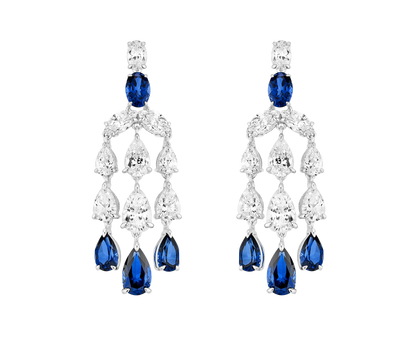 Boucles d'oreilles Opéra - Argent Rhodié