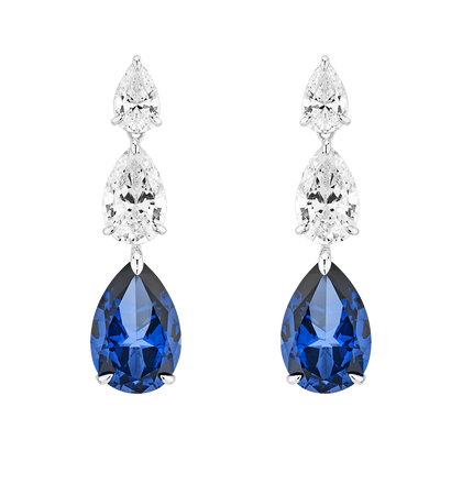 Boucles d'oreilles Opéra - Argent Rhodié