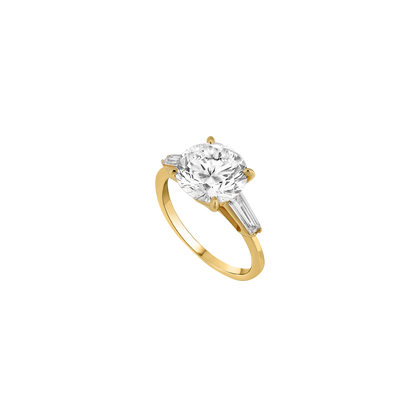 Ring - Yellow-Gold-Plated Silver