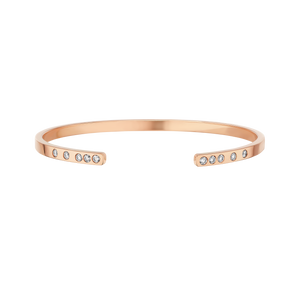 Bracelet - Diamants Synthétiques - Or rose