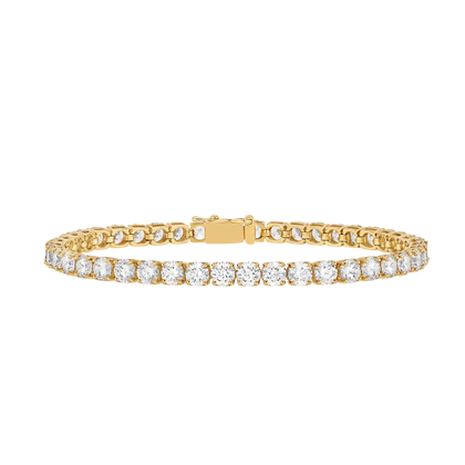 Bracelet - Yellow-Gold plated silver