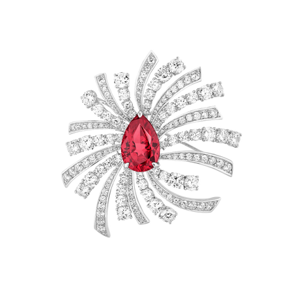 Broche Opéra - Argent Rhodié