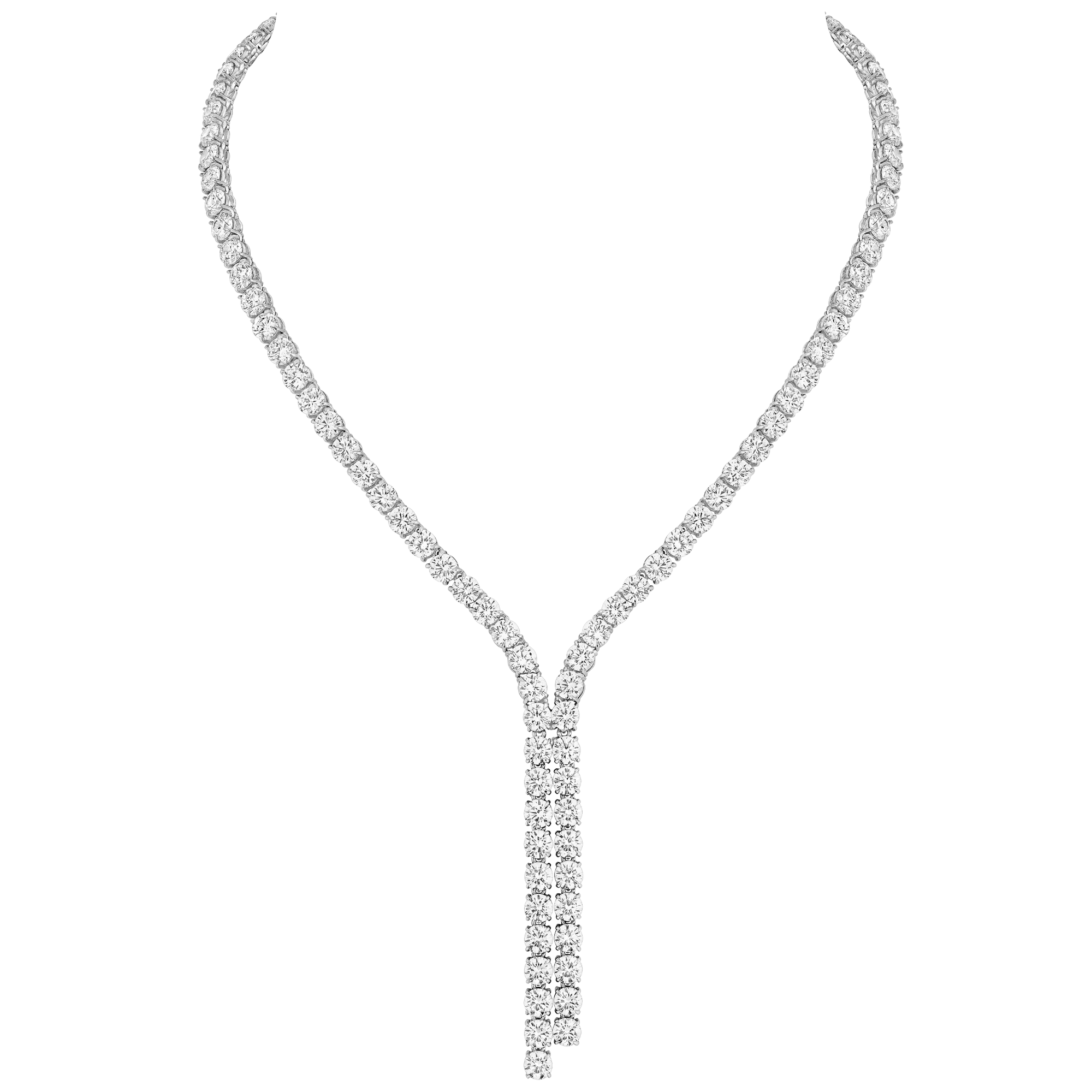 Necklace - Rhodium Silver