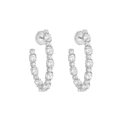 Créoles - Argent rhodié