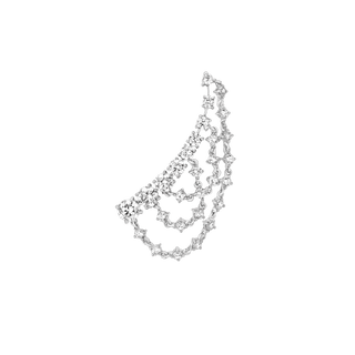 Ear cuff - Rhodium  Silver