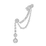 Ear cuff - Argent Rhodié