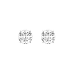 Boucles d'oreilles - Or blanc
