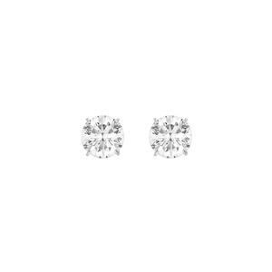 Boucles d'oreilles - Or blanc