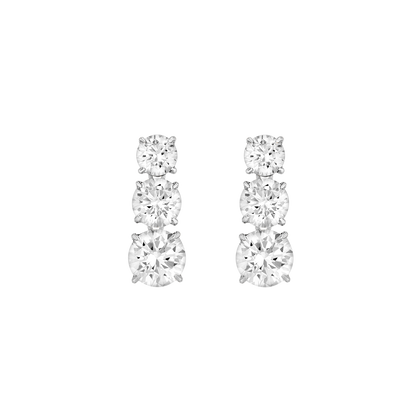Earrings - White gold