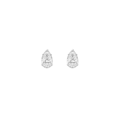 Boucles d'oreilles - Or blanc