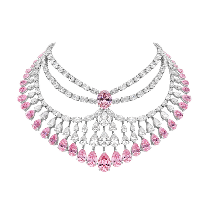 Collier Opéra - Argent Rhodié