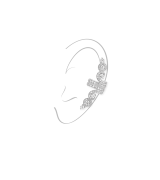 Ear cuff - Rhodium Silver