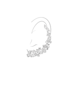 Ear cuff - Argent Rhodié