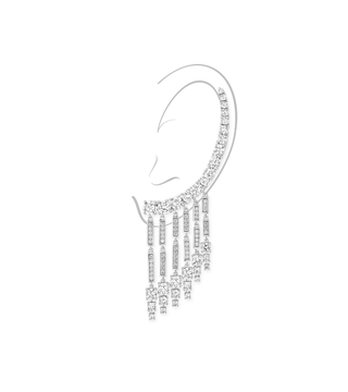 Ear cuff - Argent Rhodié