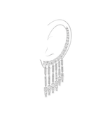 NEW Ear cuff - Argent Rhodié