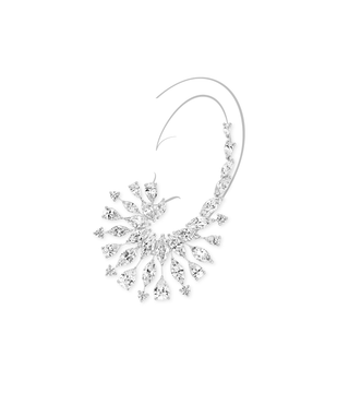 Earcuff - Argent Rhodié
