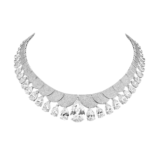 Opera Necklace  - Rhodium Silver
