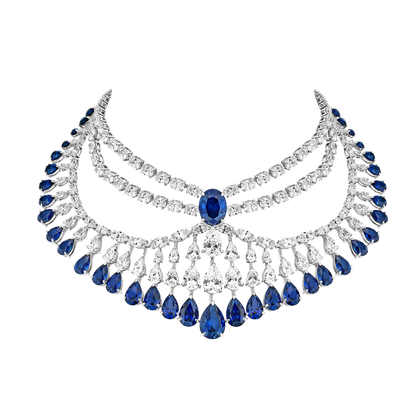Collier Opéra - Argent Rhodié